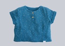 Camisa Muselina Verde (3 - 6 meses)