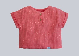 Camisa Muselina Coral